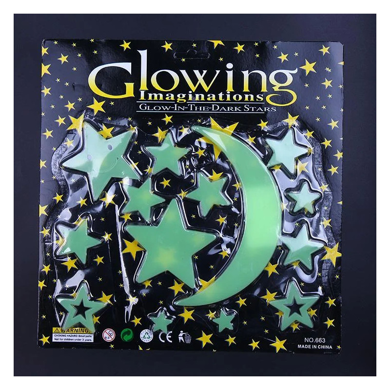 Glow in the Dark Stars 5 Pack for Nighttime Fun Glow in the Dark Stars 5 Pack for Nighttime Fun