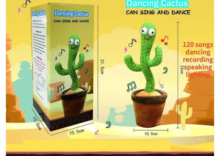 Recording, Singing, Dancing Cactus for Interactive Play