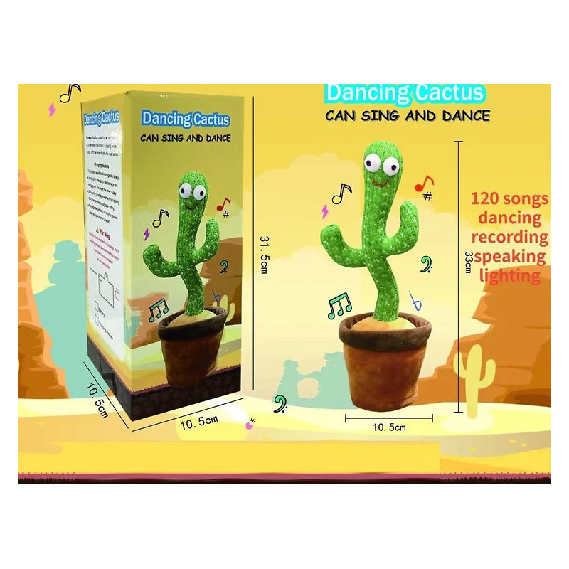 Recording, Singing, Dancing Cactus for Interactive Play Recording, Singing, Dancing Cactus for Interactive Play