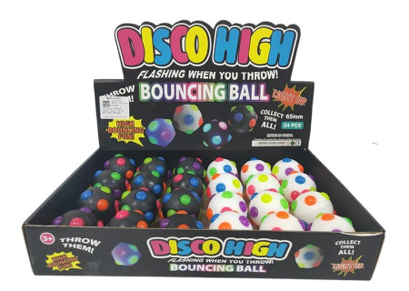 Flashing Disco Bouncy Balls for Playful Fun