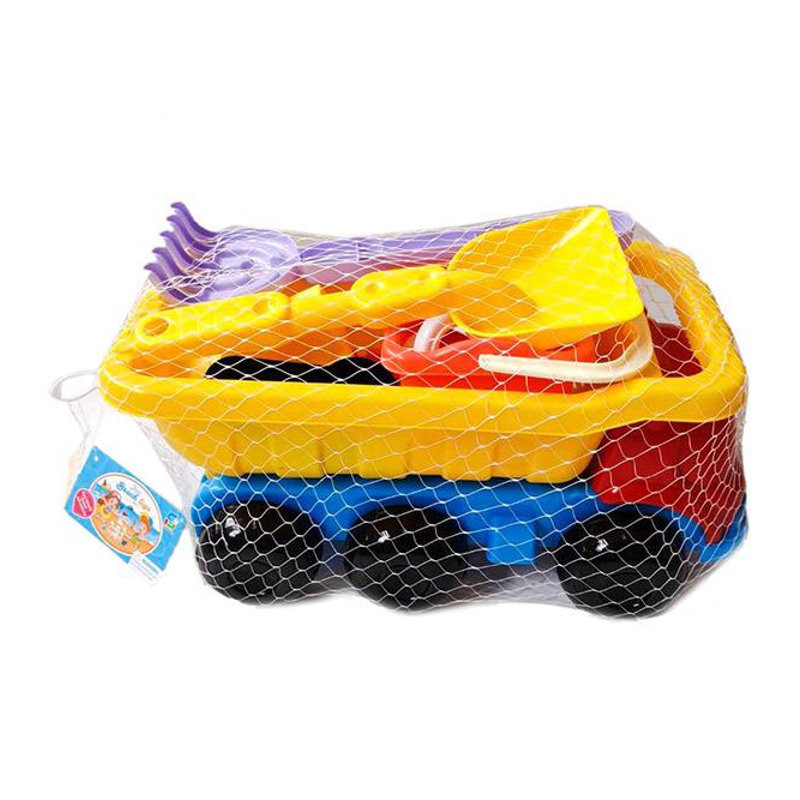 Beach Truck 6 Wheel with Accessories - 39cm Sand Play Toy Beach Truck 6 Wheel with Accessories - 39cm Sand Play Toy