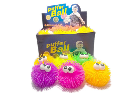 Light Up Puffy Pop Eye Balls with Elastic for Playful Fun