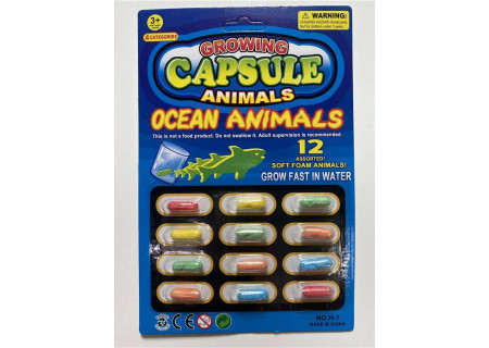 Growing Capsules 7 Assorted for Interactive Learning