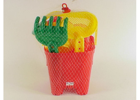 Square Castle Bucket Set - Assorted Colors in Meshbag