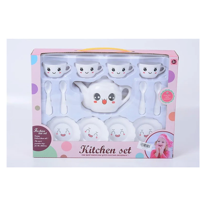 Smiley Face Tea Set - Playset for Kids' Tea Parties Smiley Face Tea Set - Playset for Kids' Tea Parties