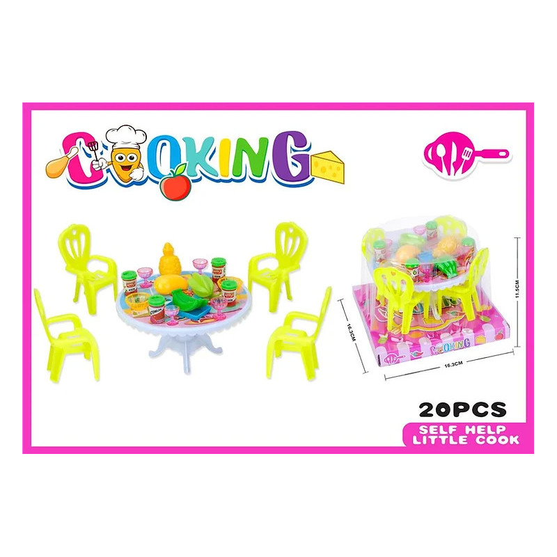 Tub Dining Room - Elegant and Fun Dollhouse Dining Playset for Kids Tub Dining Room - Elegant and Fun Dollhouse Dining Playset for Kids