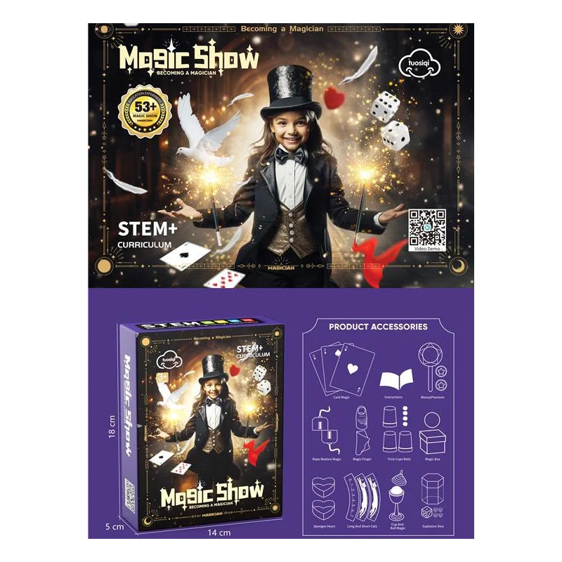 Magic Show Set - Fun and Interactive Magic Tricks for Kids Magic Show Set - Fun and Interactive Magic Tricks for Kids