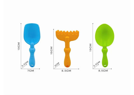 Rubber Beach Spades and Rakes - Fun and Durable Sand Play Tools for Ki