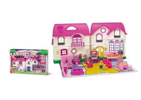 Sweet Home Playset - Elegant and Spacious Dollhouse Set for Kids