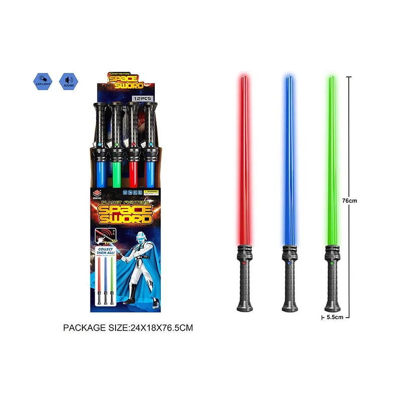 Space B/O Swords - Exciting Light-Up Battery-Operated Swords for Kids Space B/O Swords - Exciting Light-Up Battery-Operated Swords for Kids