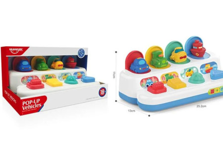 Pop Up Animals/Vehicles - Fun and Interactive Playset for Kids
