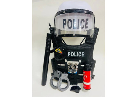Police Series Set with Helmet for Pretend Play