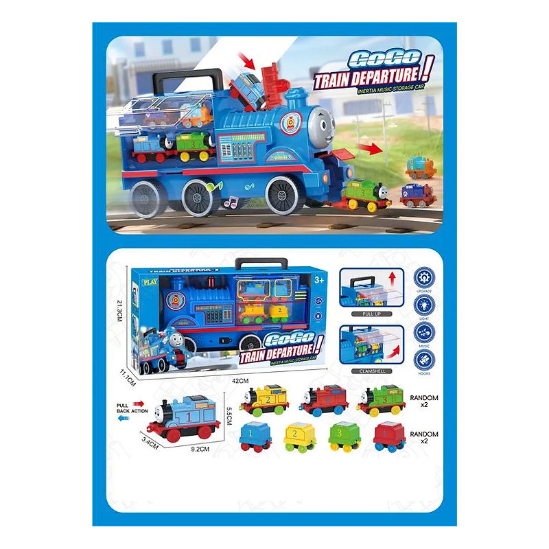 Go Go Train B/O with Accessories - Fun and Interactive Battery-Operate Go Go Train B/O with Accessories - Fun and Interactive Battery-Operate