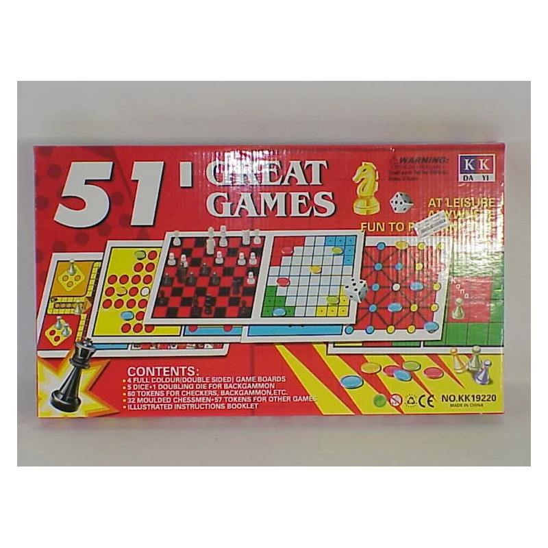 51 Great Games - Fun and Engaging Multi-Game Set for Kids and Families 51 Great Games - Fun and Engaging Multi-Game Set for Kids and Families