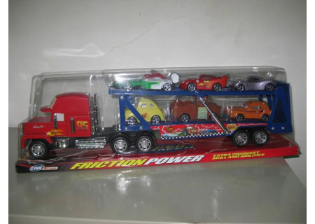 Tub Friction Power Truck & Cars - Fun and Durable Friction-Powered Pla