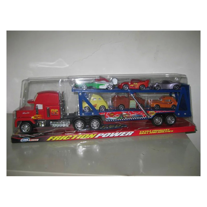 Tub Friction Power Truck & Cars - Fun and Durable Friction-Powered Pla
