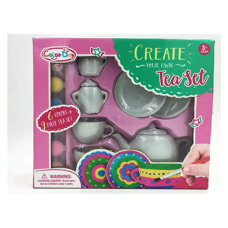 Create Your Own Tea Set Painting - Fun and Creative DIY Craft Set for Create Your Own Tea Set Painting - Fun and Creative DIY Craft Set for