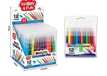 Washable Water Colour Pen 12