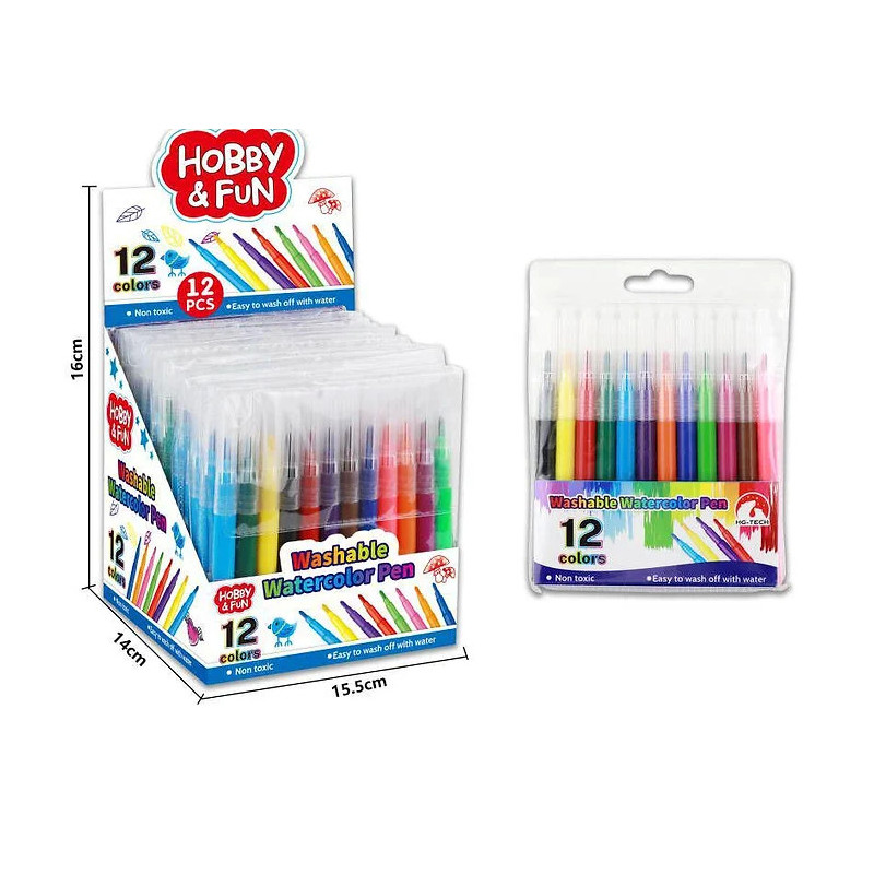 Washable Water Colour Pen 12 Washable Water Colour Pen 12