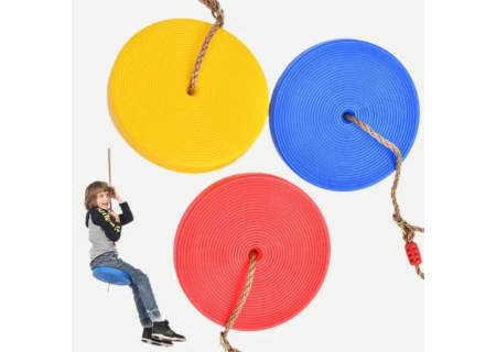 Round Disc Swing - Fun Outdoor Play for Kids