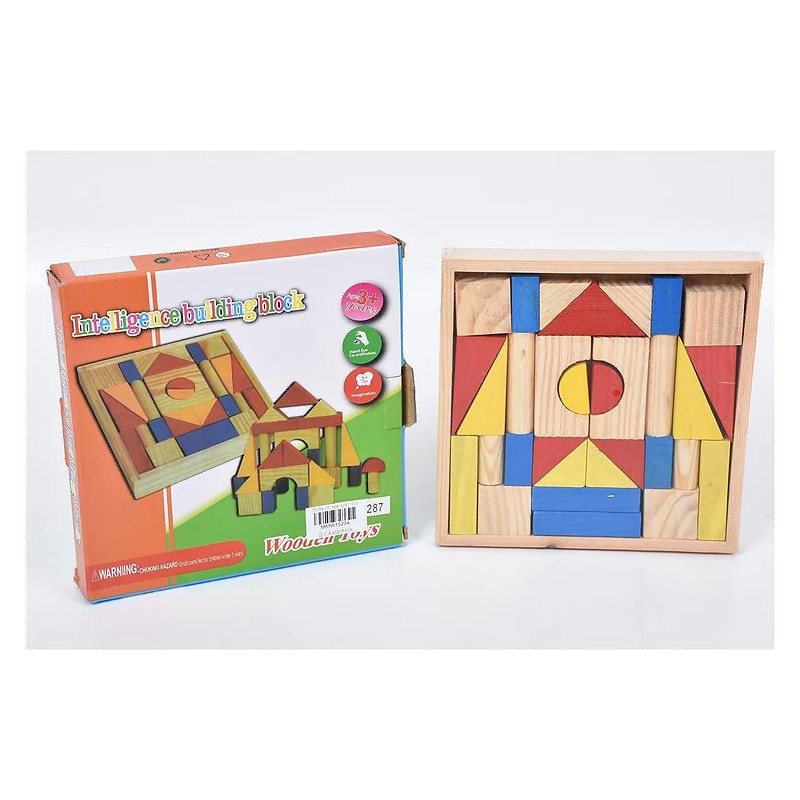 Wooden Building Blocks - Classic and Creative Building Set for Wooden Building Blocks - Classic and Creative Building Set for