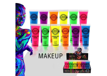 Neon Body Paint Tubes