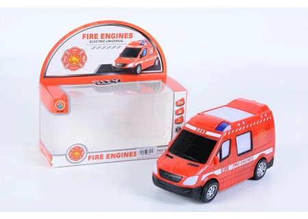 Emergency Rescue Vehicles Set – Ambulance, Police or Fire Truck ASST