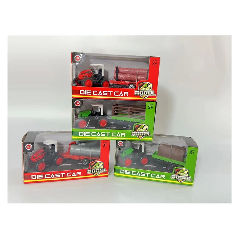 Die Cast Tractor and Trailer Set Die Cast Tractor and Trailer Set