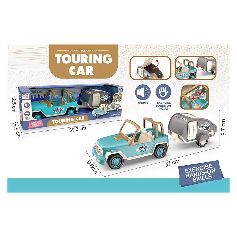 Adventure Toy Jeep with Caravan – ASST for Kids Adventure Toy Jeep with Caravan – ASST for Kids