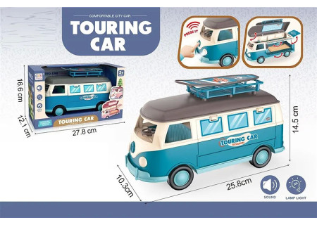 Surfer Touring Bus Toy – Battery Operated with Fun Functions | Assorte