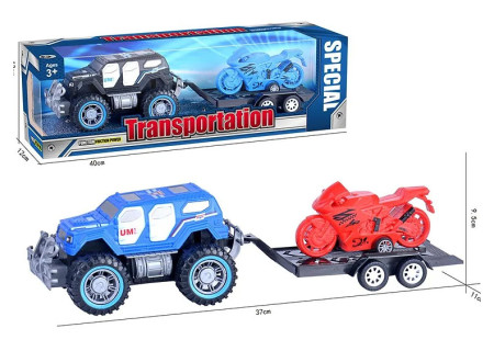 Transportation 4x4 with Trailer - Playset for Kids