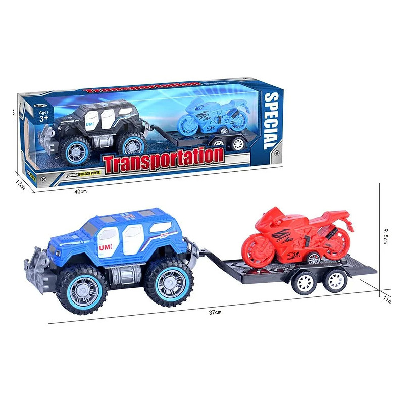 Transportation 4x4 with Trailer - Playset for Kids Transportation 4x4 with Trailer - Playset for Kids
