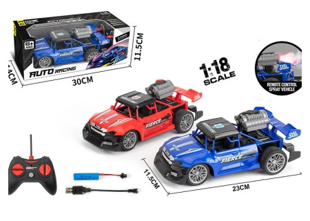 RC Racing Monster Truck with Realistic Smoke Effect – High-Speed Off-R
