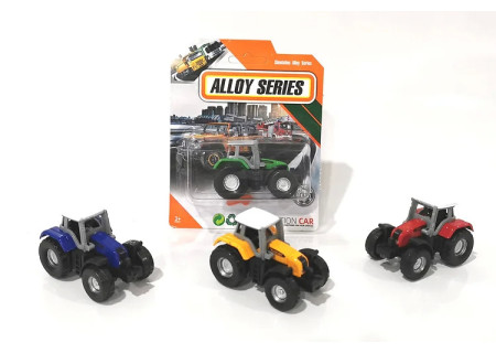 Alloy Tractor - Carded Assorted Playset for Kids' Farm Adventures