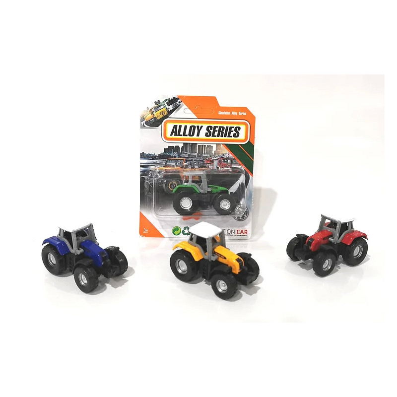 Alloy Tractor - Carded Assorted Playset for Kids' Farm Adventures Alloy Tractor - Carded Assorted Playset for Kids' Farm Adventures