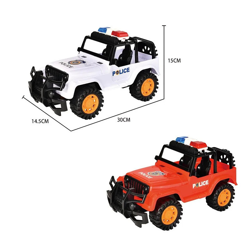 Police Jeep - Assorted Playset for Kids' Law Enforcement Adventures Police Jeep - Assorted Playset for Kids' Law Enforcement Adventures