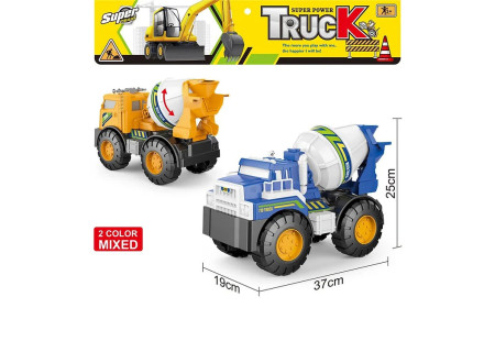 Cement Mixer Truck - Realistic and Fun Construction Toy for Kids