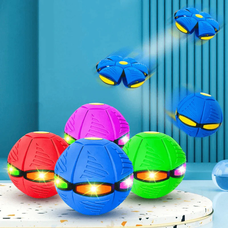 Frisbee to Ball Toy - Light-Up Fun for Kids Frisbee to Ball Toy - Light-Up Fun for Kids