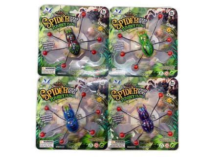 Sticky Toy Spider Assortment for Creepy Fun
