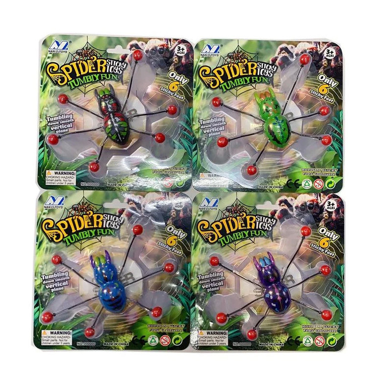 Sticky Toy Spider Assortment for Creepy Fun Sticky Toy Spider Assortment for Creepy Fun