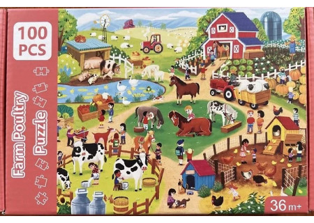 100 Piece Wooden Puzzles
