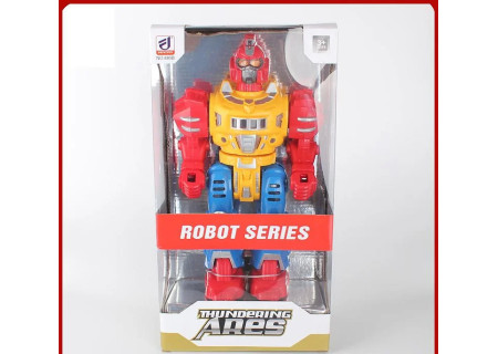 Thundering B/O Walking Robot  - Interactive and Fun Battery-Ope