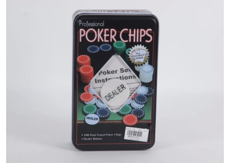 Poker Set in Tin - Complete Card Game Kit for Game Nights