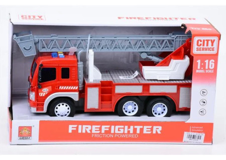 B/O Fire Truck - Interactive Battery-Operated Fire Truck Toy for