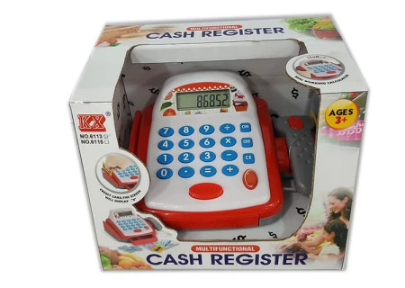 Cash Register - Interactive Toy Checkout Playset for Kids