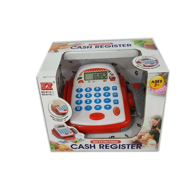 Cash Register - Interactive Toy Checkout Playset for Kids Cash Register - Interactive Toy Checkout Playset for Kids
