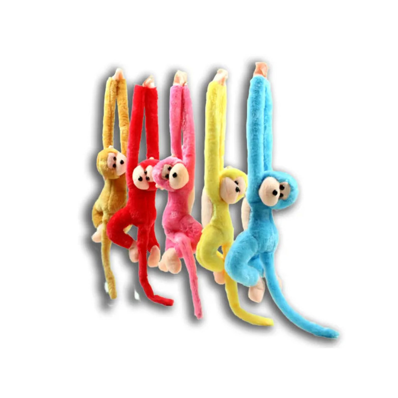 Hanging Monkey Plush with Sounds ASST 50cm - Fun and Interactive Stuff Hanging Monkey Plush with Sounds ASST 50cm - Fun and Interactive Stuff