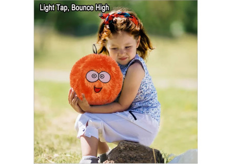 Fluffy Plush Inflatable Balls ASST 10 Inch - Soft and Fun Play Balls f