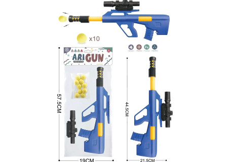 Air Powered Gun with EVA Bullets - Safe and Fun Shooting Toy for Kids