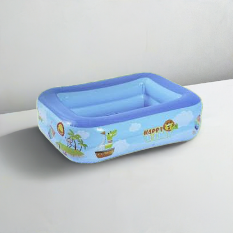 Kids Rectangle Pool 120x100cm - Durable Inflatable Swimming Pool for O Kids Rectangle Pool 120x100cm - Durable Inflatable Swimming Pool for O